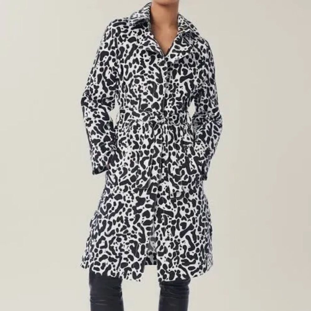Revolve x Lita by Ciara Amour King Cheetah‎ Print Trench Coat NWT